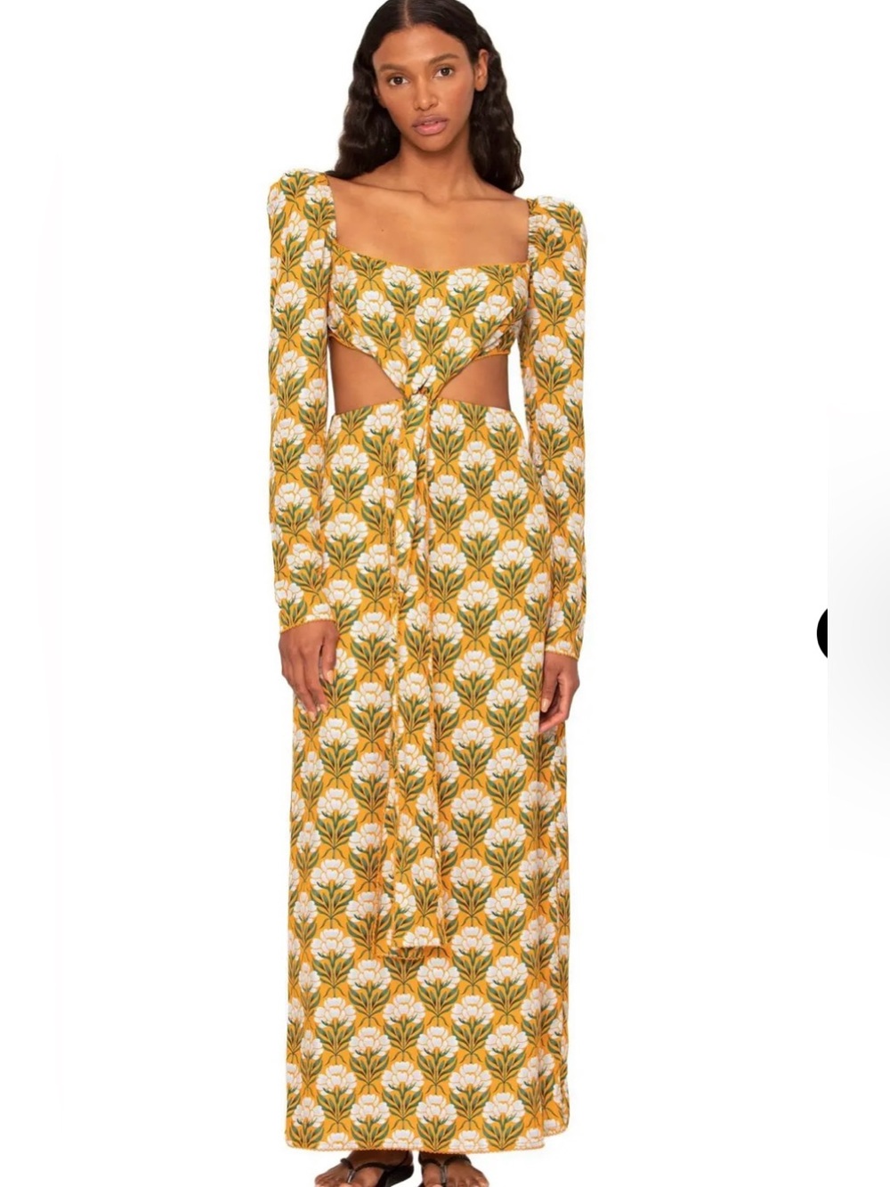 Agua by Agua Bendita Cuarzo Semilla
Otoño Cutout Midi Dress